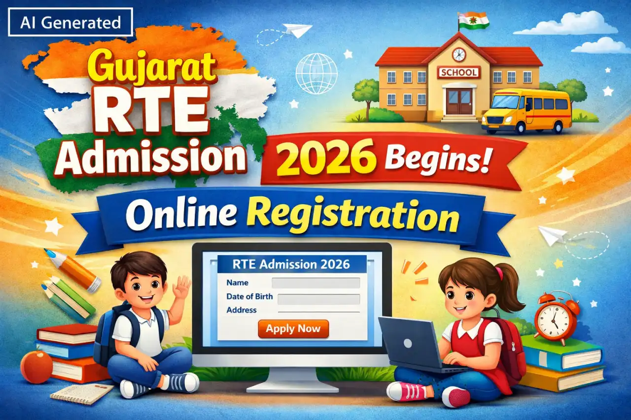 Gujarat RTE Admission 2026 Begains: Online Registration Available for 84,000 Seats