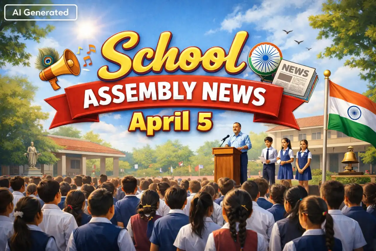 School Assembly News April 5 for Students