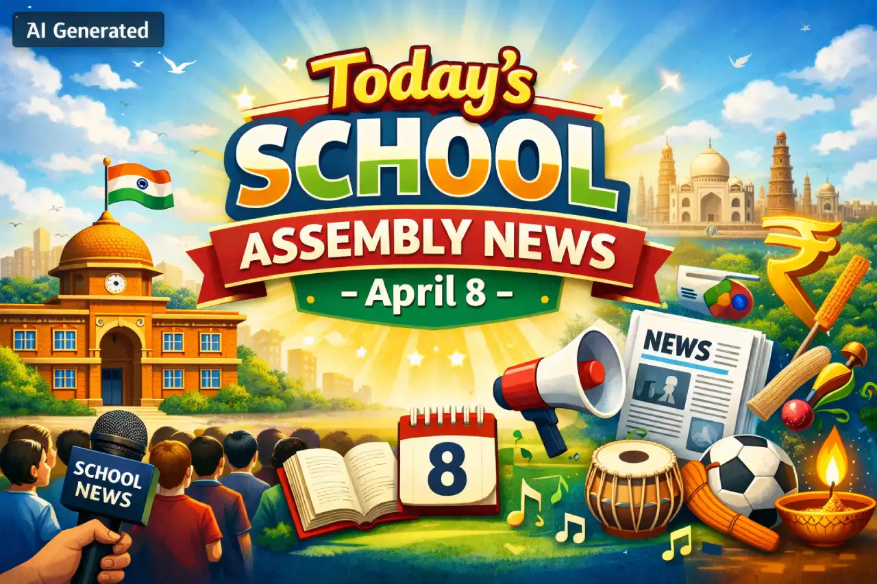 Catch Today's School Assembly News – April 8: For Students