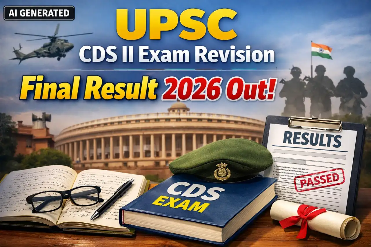 UPSC CDS II Exam Revision Final Result 2026 Out: New Revised Result Published