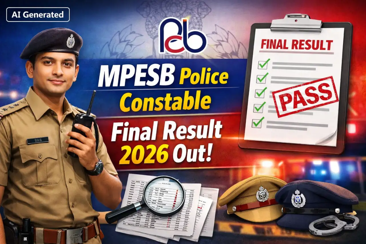 MPESB Police Constable Final Result 2026 Out: Check Your Result