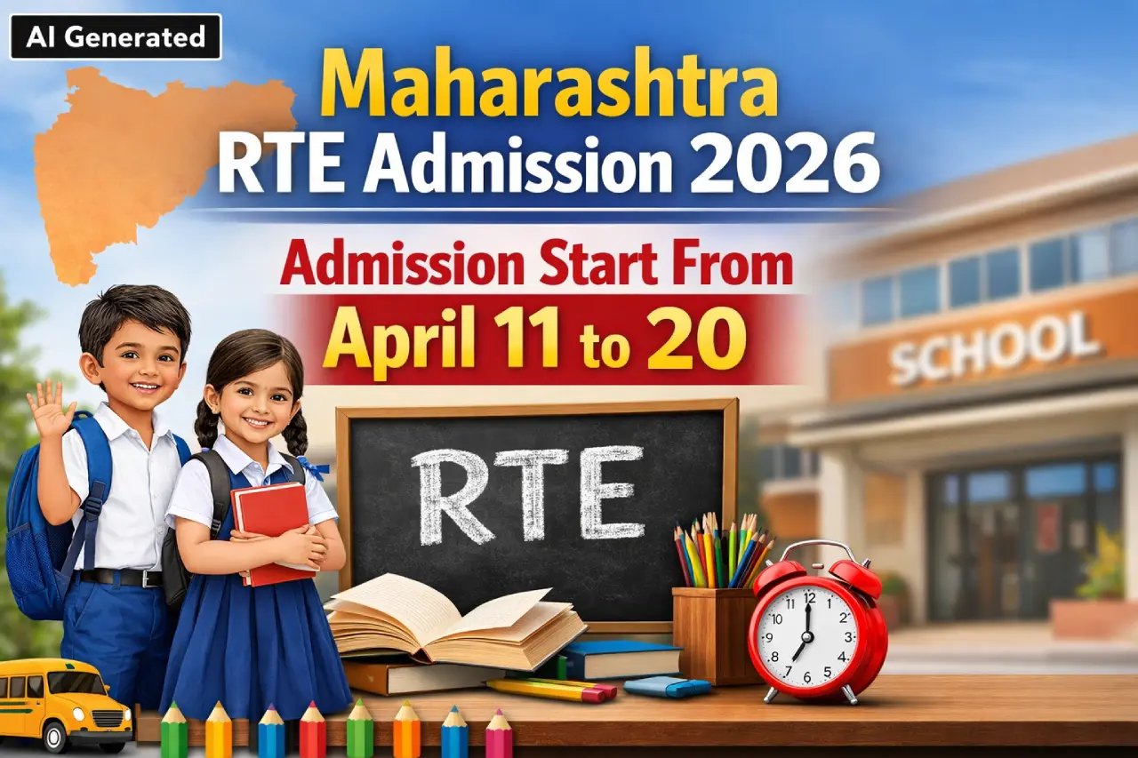 Maharashtra RTE Admission 2026: Admission Start From April 11 to 20