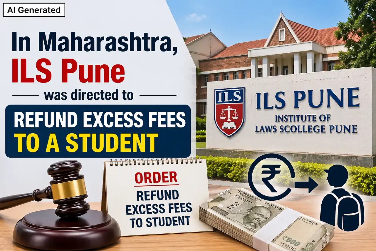 In Maharashtra, ILS Pune was directed to refund excess fees to a student