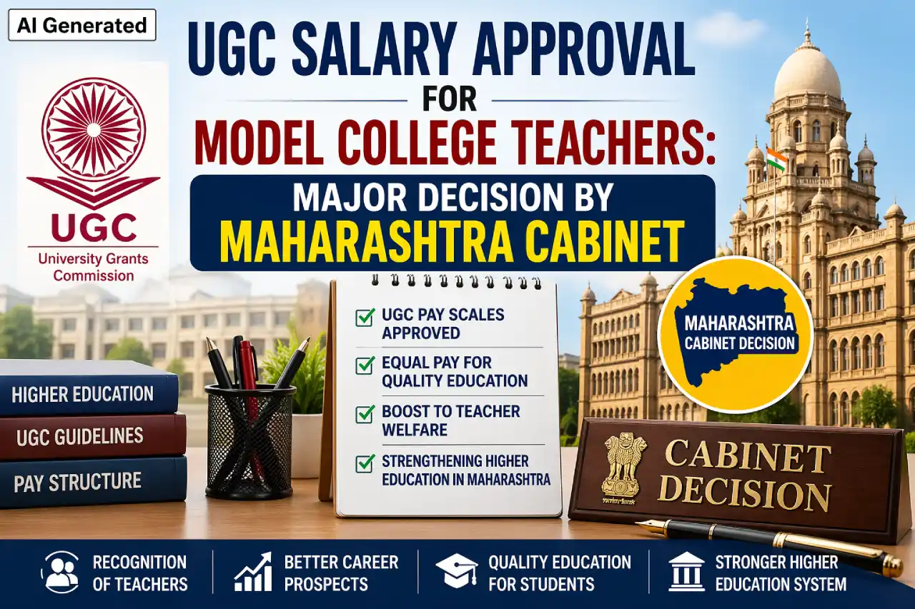 UGC Salary Approval for Model College Teachers: Major Decision by Maharashtra Cabinet