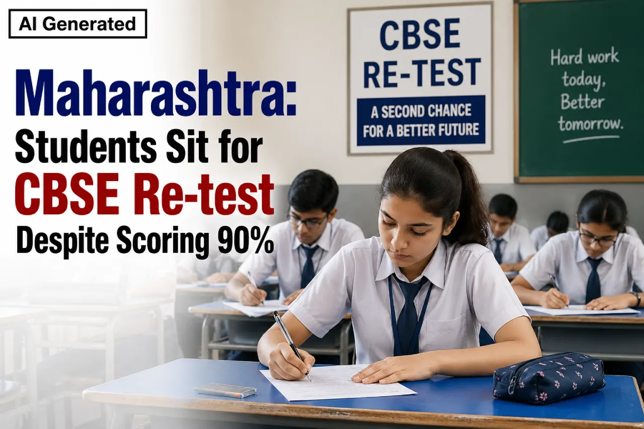 Maharashtra: Students Sit for CBSE Re-test Despite Scoring 90%