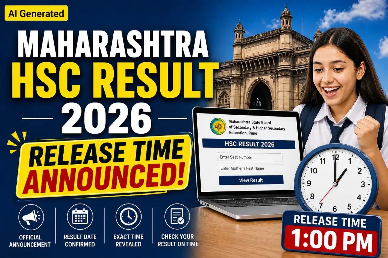 Maharashtra HSC Result 2026 Release Time Announced: Results on May 2 at 1:00 PM
