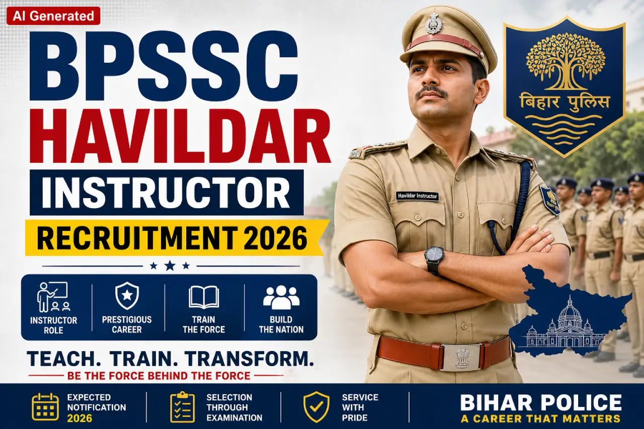 BPSSC Havildar Instructor Recruitment 2026 - Bihar Police