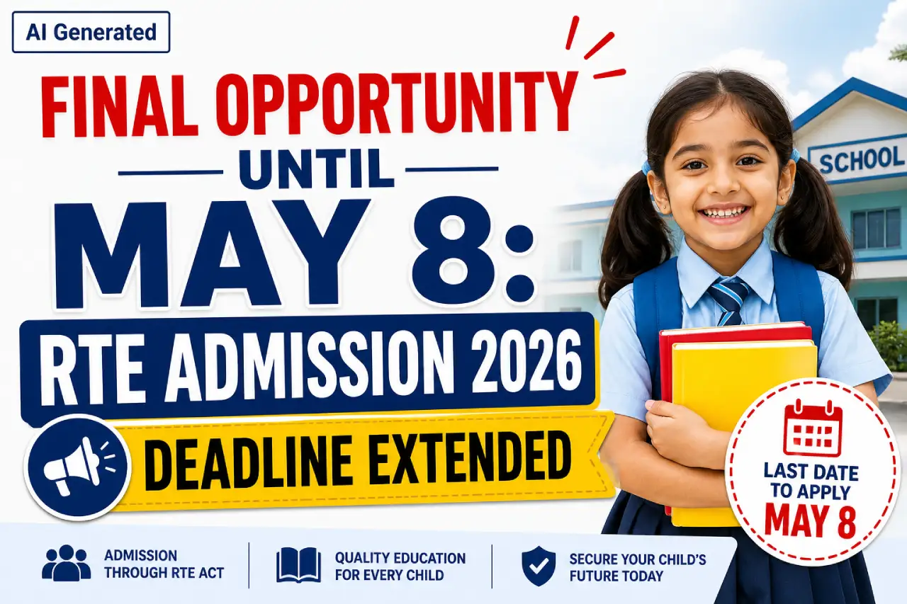 Final Opportunity Until May 8: RTE Admission 2026 Deadline Extended