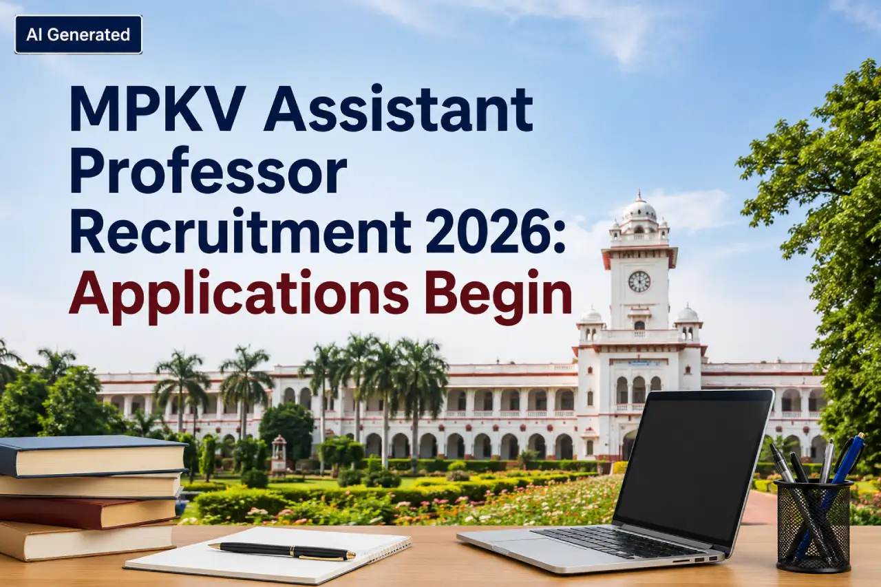 MPKV Assistant Professor Recruitment 2026: Applications Begin