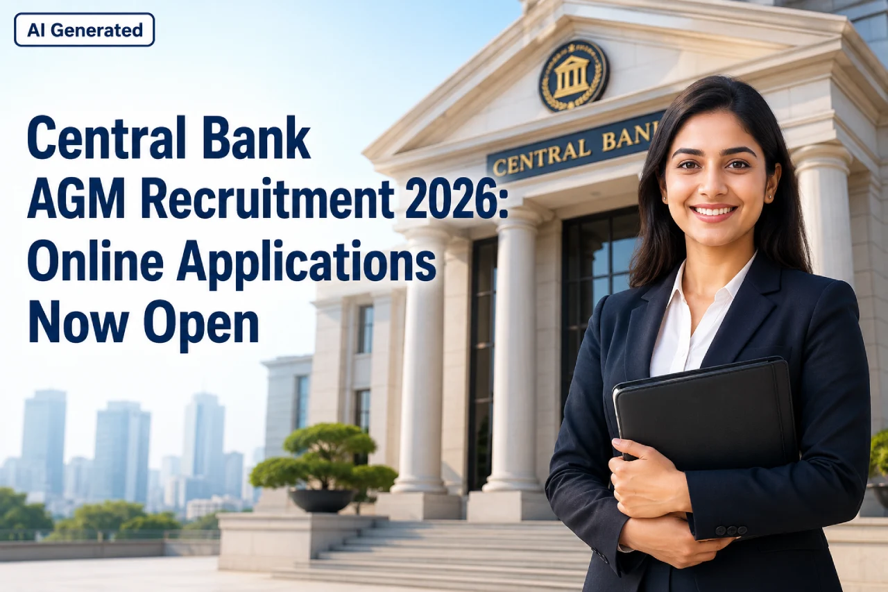 Central Bank AGM Recruitment 2026: Online Applications Now Open