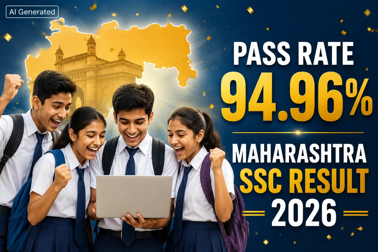 Pass Rate 94.96%: Maharashtra SSC Result 2026