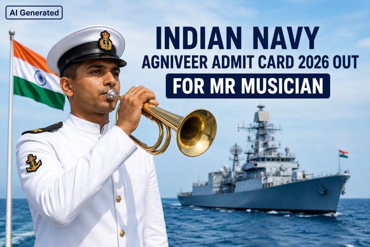Indian Navy Agniveer Admit Card 2026 Out for MR Musician