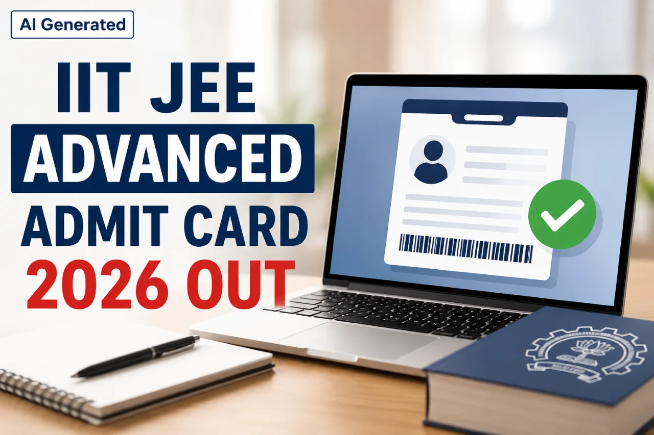 IIT JEE Advanced Admit Card 2026 Out