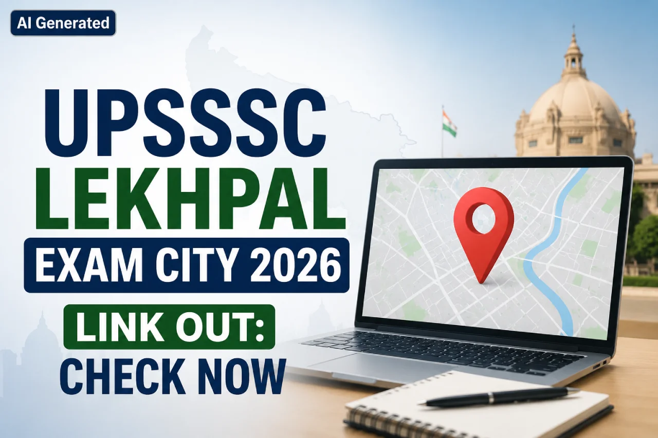 UPSSSC Lekhpal Exam City 2026 Link Out: Check Now