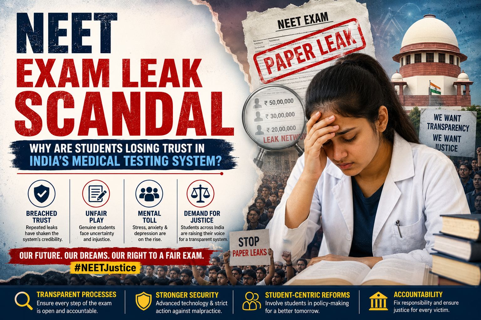NEET Exam Leak Scandal Why are students losing trust in India's medical testing system?
