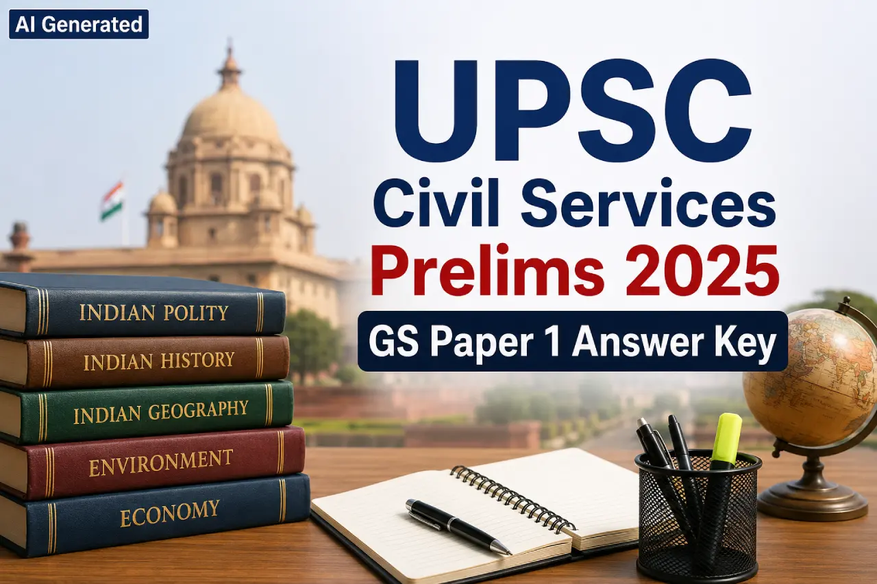 UPSC Civil Services Prelims 2025 GS Paper 1 Answer Key