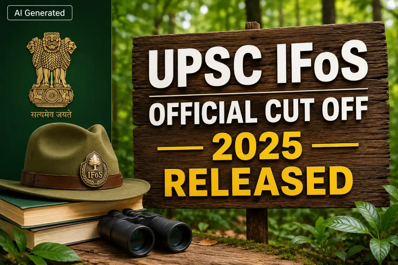 UPSC IFoS Official Cut Off 2025 Released