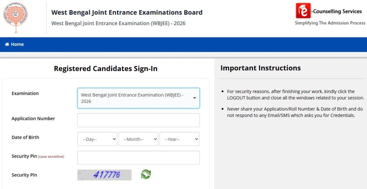 WBJEE Admit Card 2026 Out: Direct Download Link Here