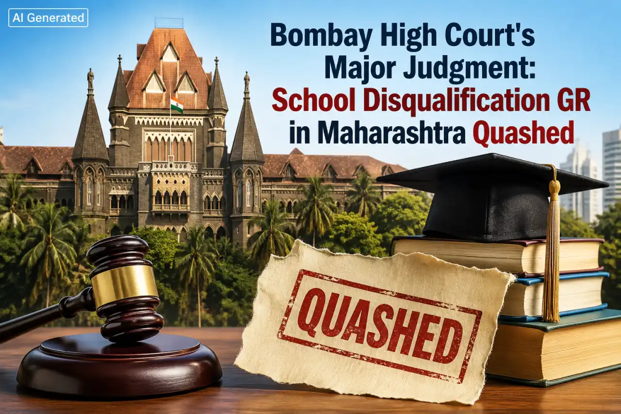 Bombay High Court's Major Judgment: School Disqualification GR in Maharashtra Quashed