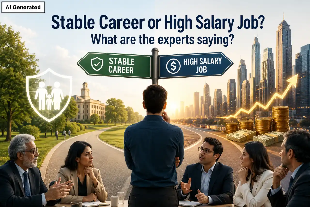 Stable Career or High Salary Job? What are the experts saying?