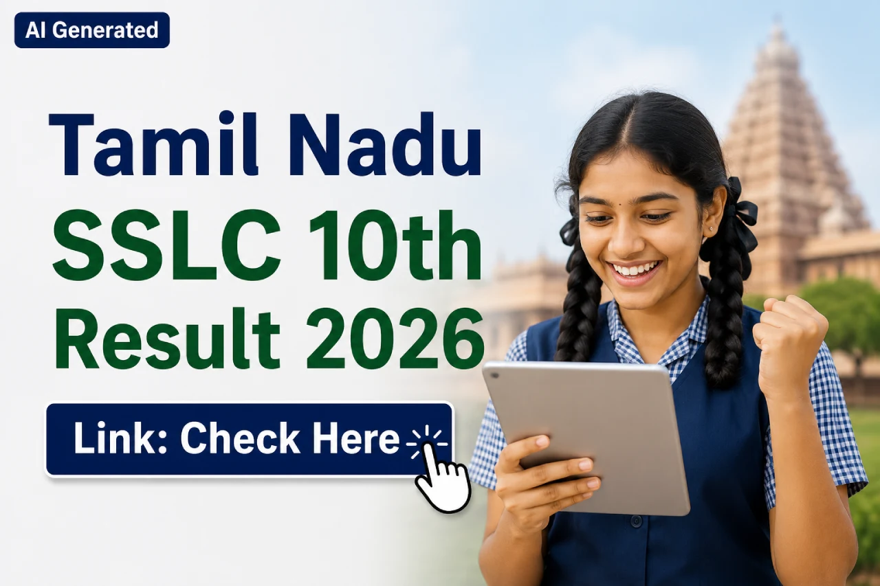 Tamil Nadu SSLC 10th Result 2026 Link: Check Here