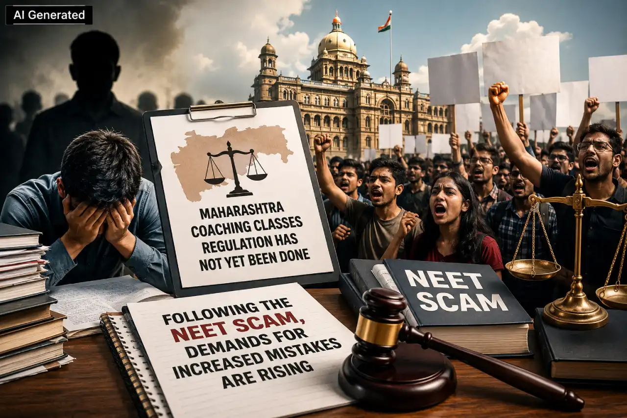 Maharashtra Coaching Classes Regulation Has Not Yet Been Done; Following the NEET Scam, Demands for Increased Mistakes are Rising