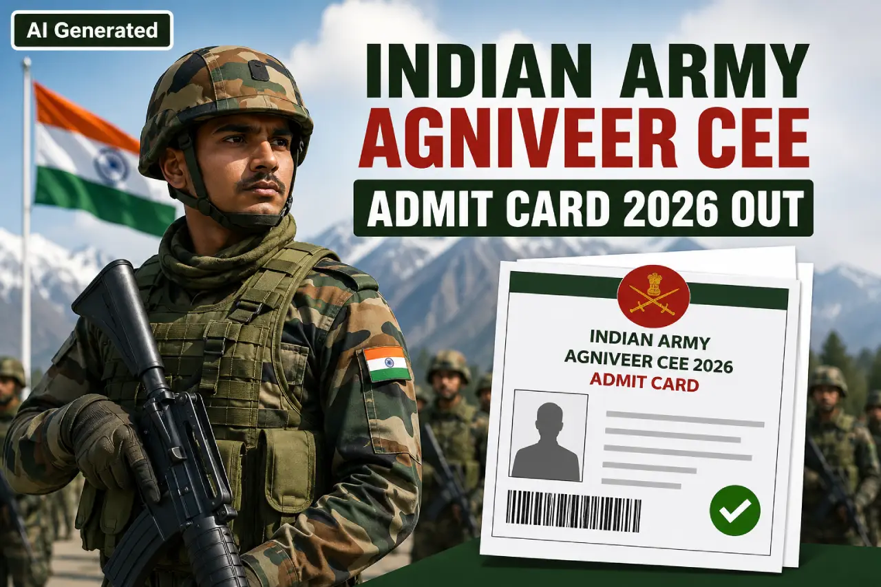 Indian Army Agniveer CEE Admit Card 2026 Out