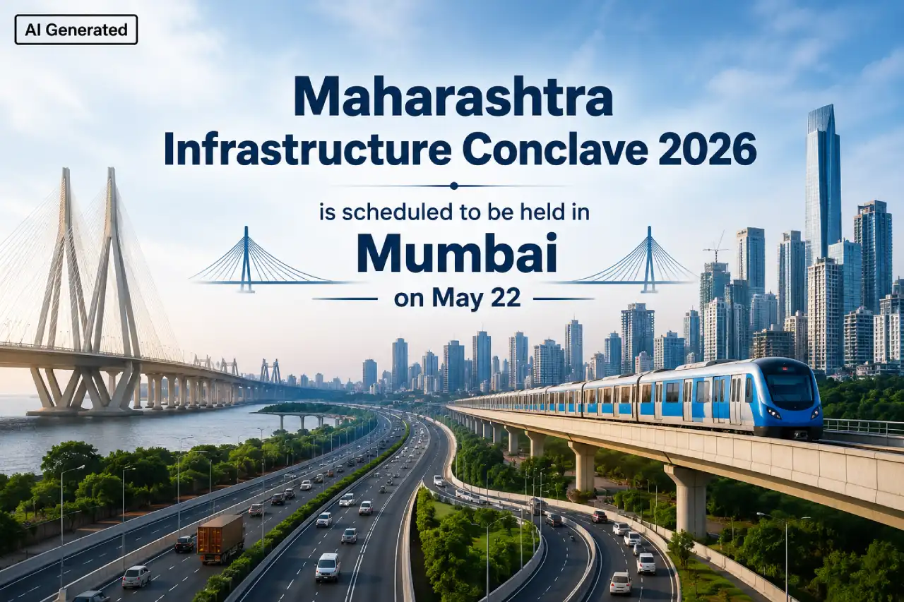 Maharashtra Infrastructure Conclave 2026 is scheduled to be held in Mumbai on May 22