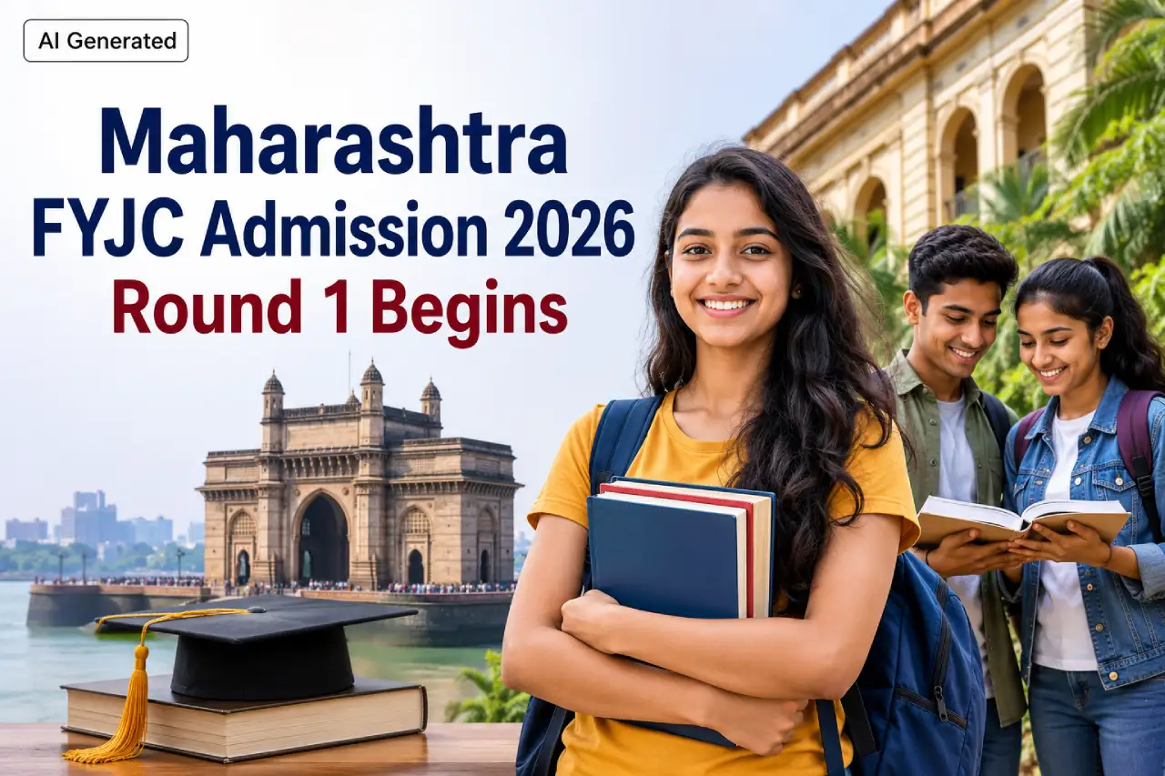 Maharashtra FYJC Admission 2026 Round 1 Begins: CAP Allotment List to be Released on May 26