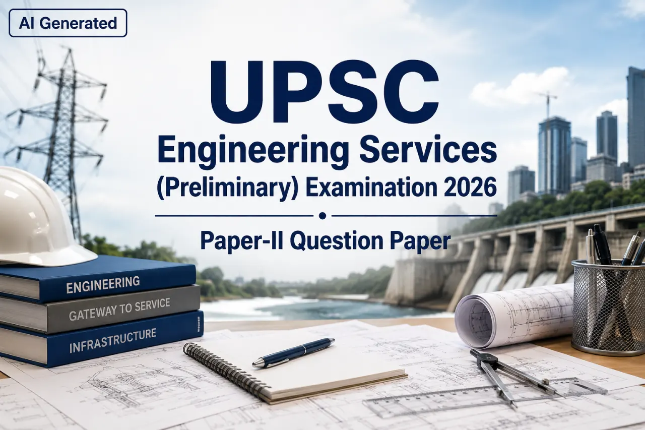 UPSC Engineering Services (Preliminary) Examination 2026 Paper-II Question Paper