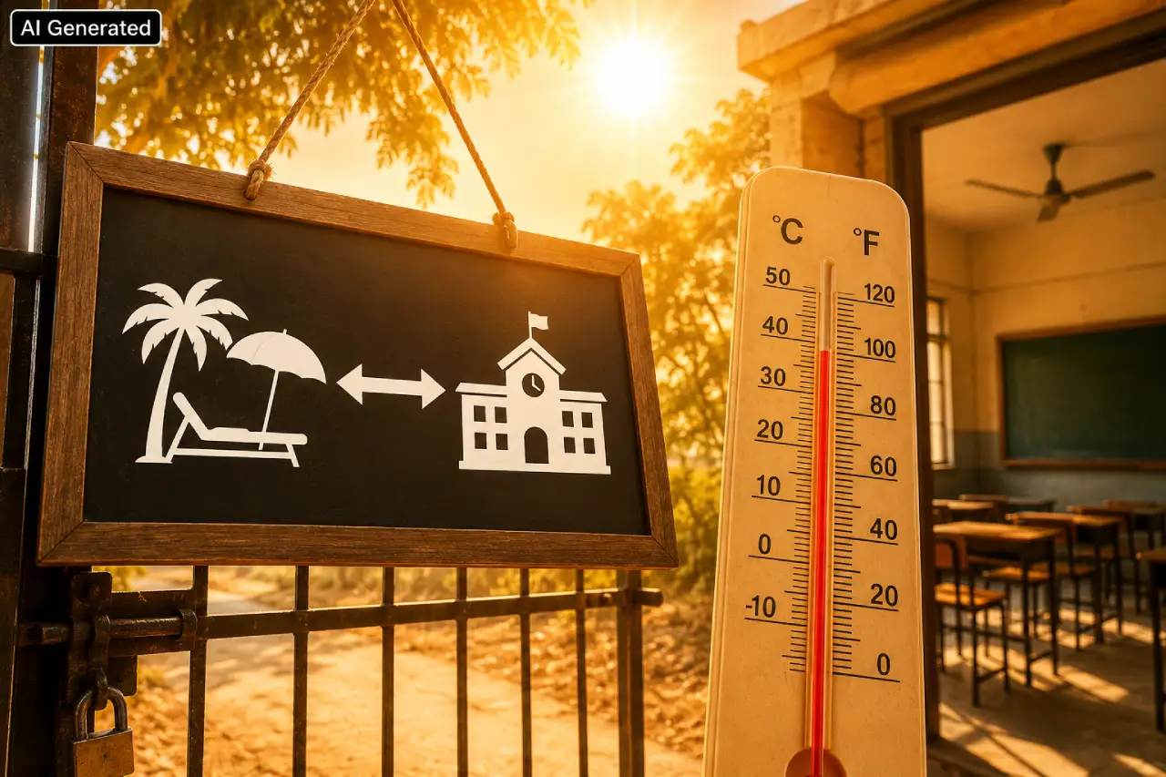 Holidays May Extend Until June 26: School Reopening Date in Maharashtra Could Be Postponed Due to Intense Heat