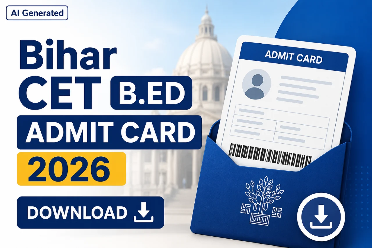 Bihar CET B.ED Admit Card 2026 Download