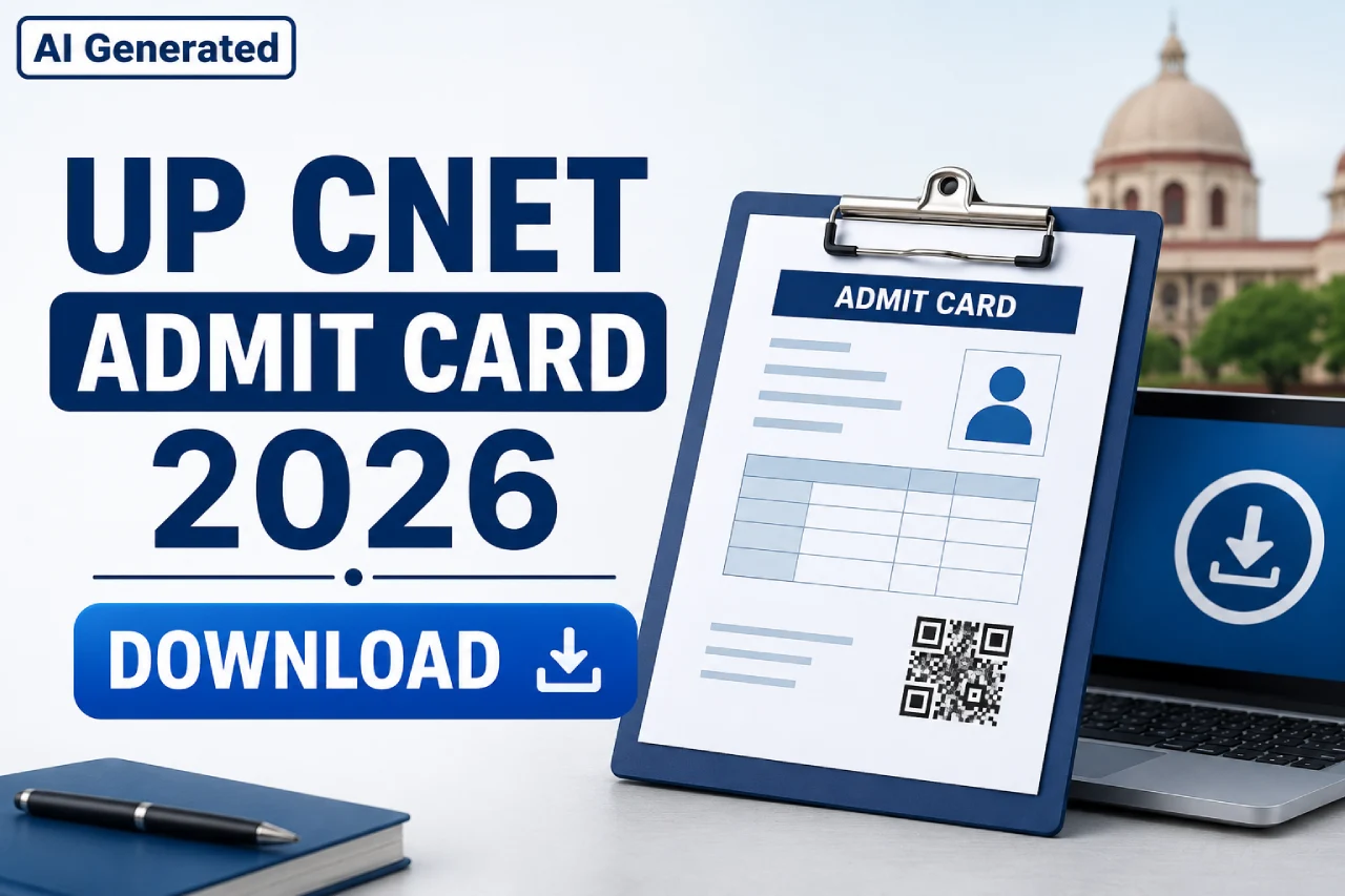 UP CNET Admit Card 2026 Download