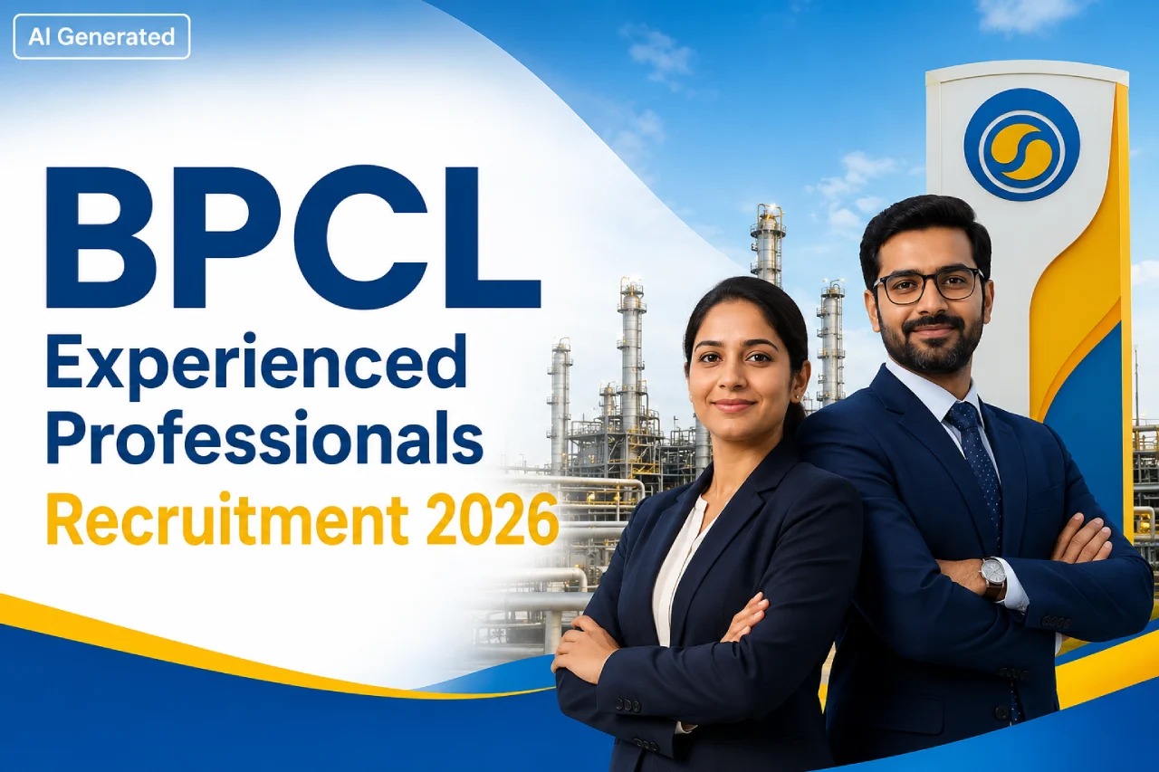 BPCL Experienced Professionals Recruitment 2026