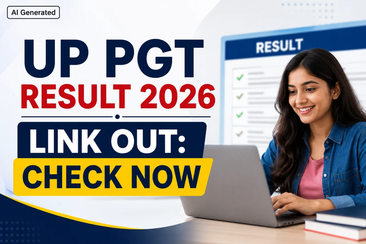 UP PGT Result 2026 Link Out: Check Now