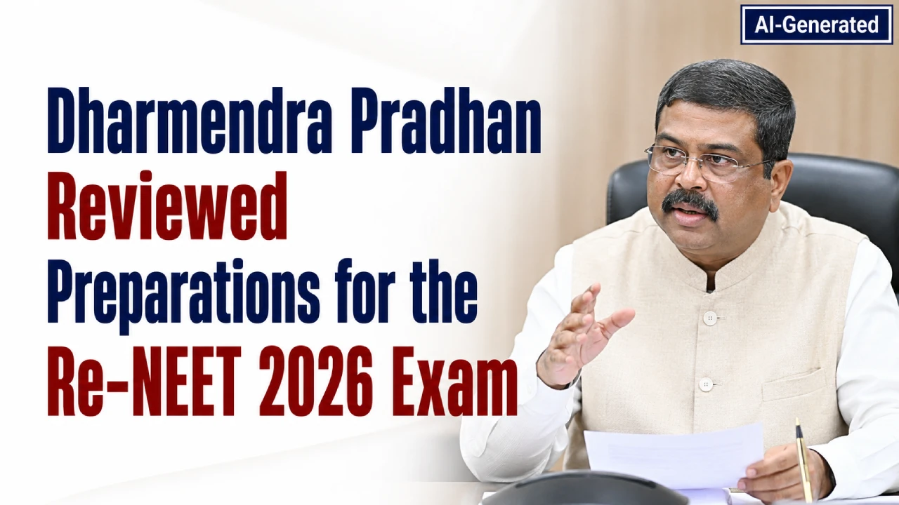 Dharmendra Pradhan Reviewed Preparations for the Re-NEET 2026 Exam