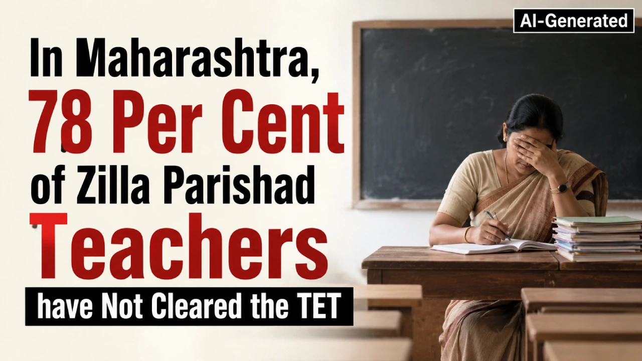 In Maharashtra, 78 Per Cent of Zilla Parishad Teachers have Not Cleared the TET