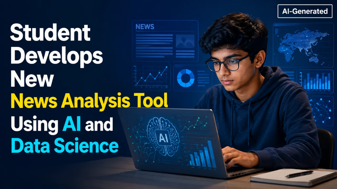 Student Develops New News Analysis Tool Using AI and Data Science