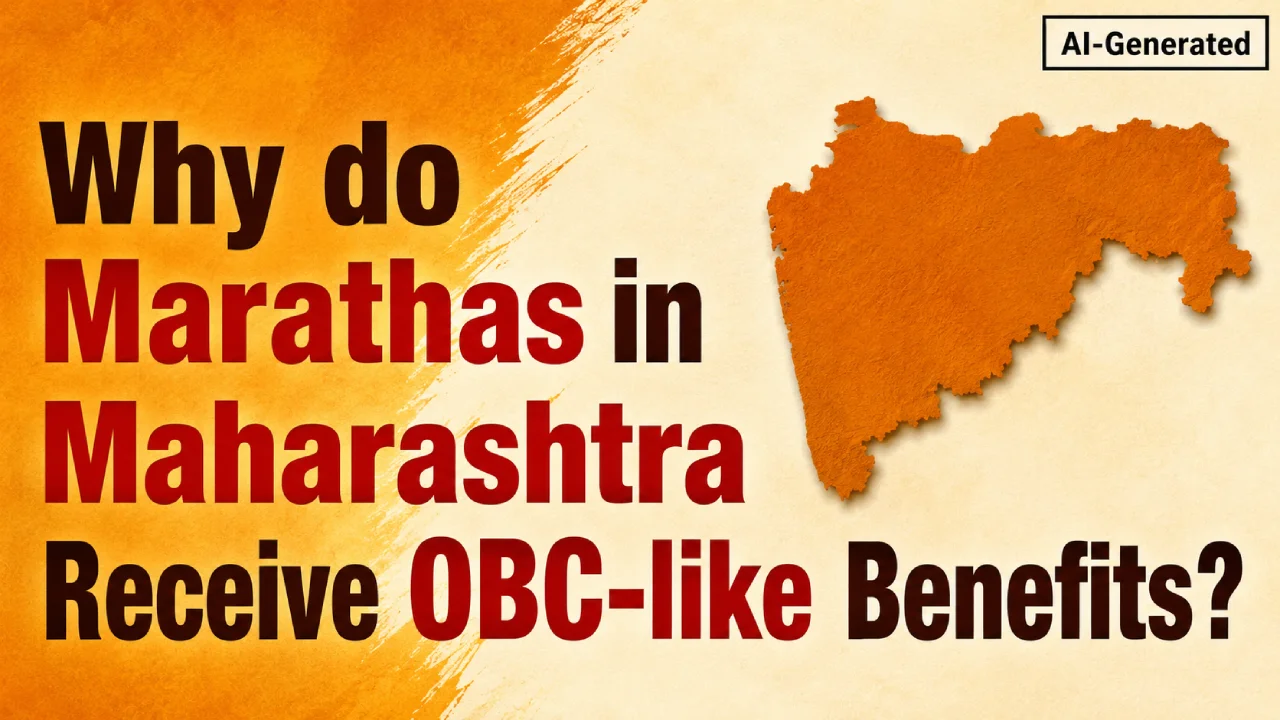 Why do Marathas in Maharashtra Receive OBC-like Benefits?