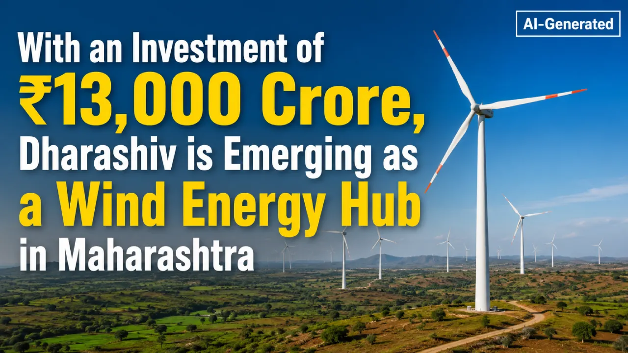 With an Investment of ₹13,000 Crore, Dharashiv is Emerging as a Wind Energy Hub in Maharashtra