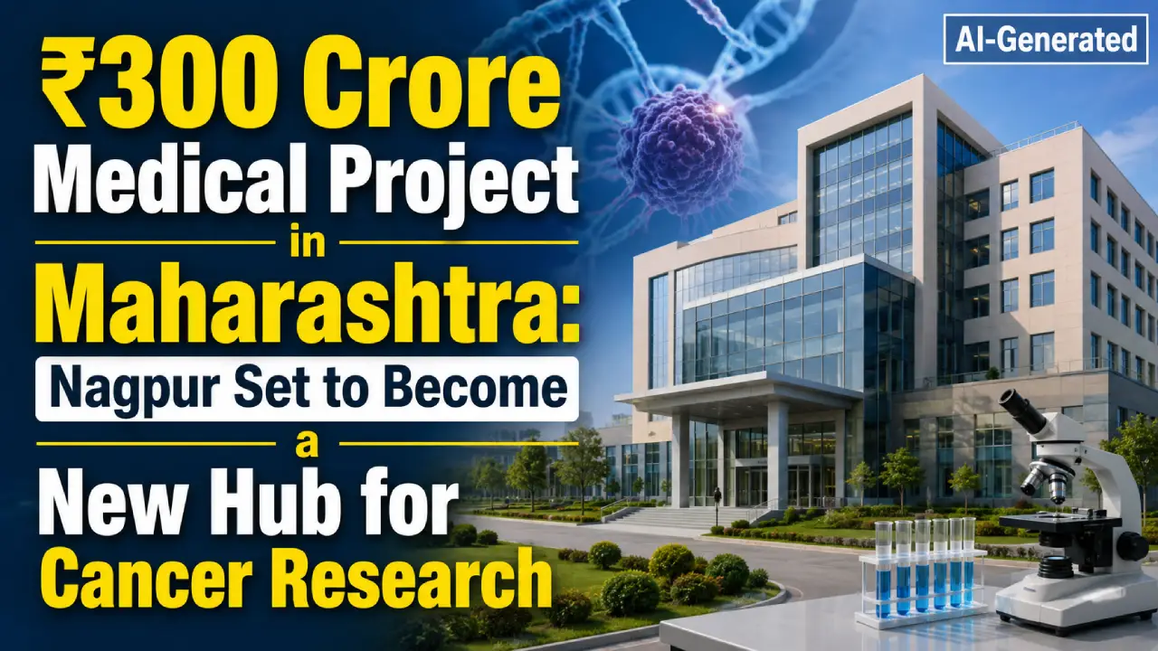 ₹300 Crore Medical Project in Maharashtra: Nagpur Set to Become a New Hub for Cancer Research