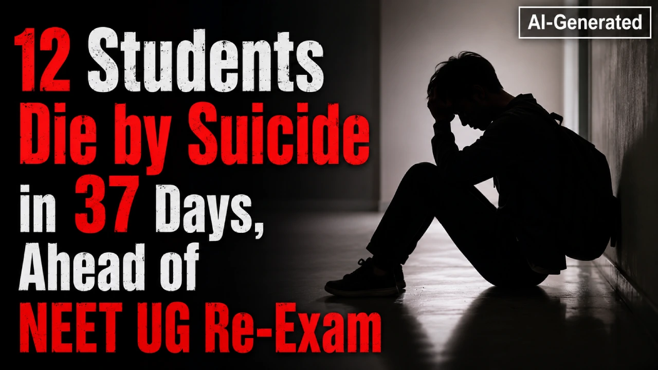 12 Students Die by Suicide in 37 Days, Ahead of NEET UG Re-Exam
