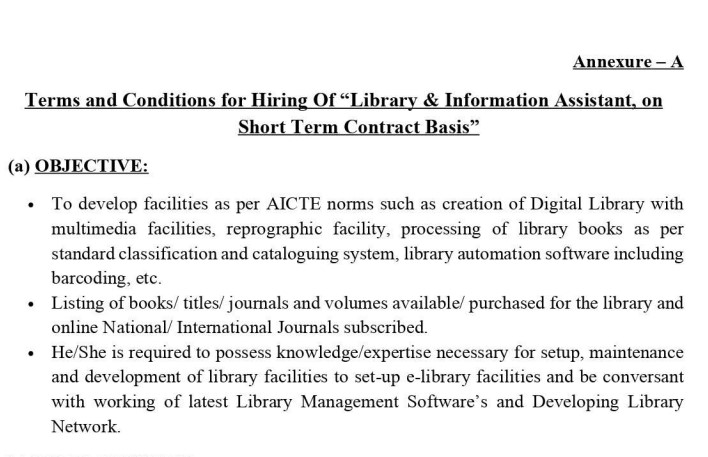 NADPI Library and Information Assistant Recruitment 2026