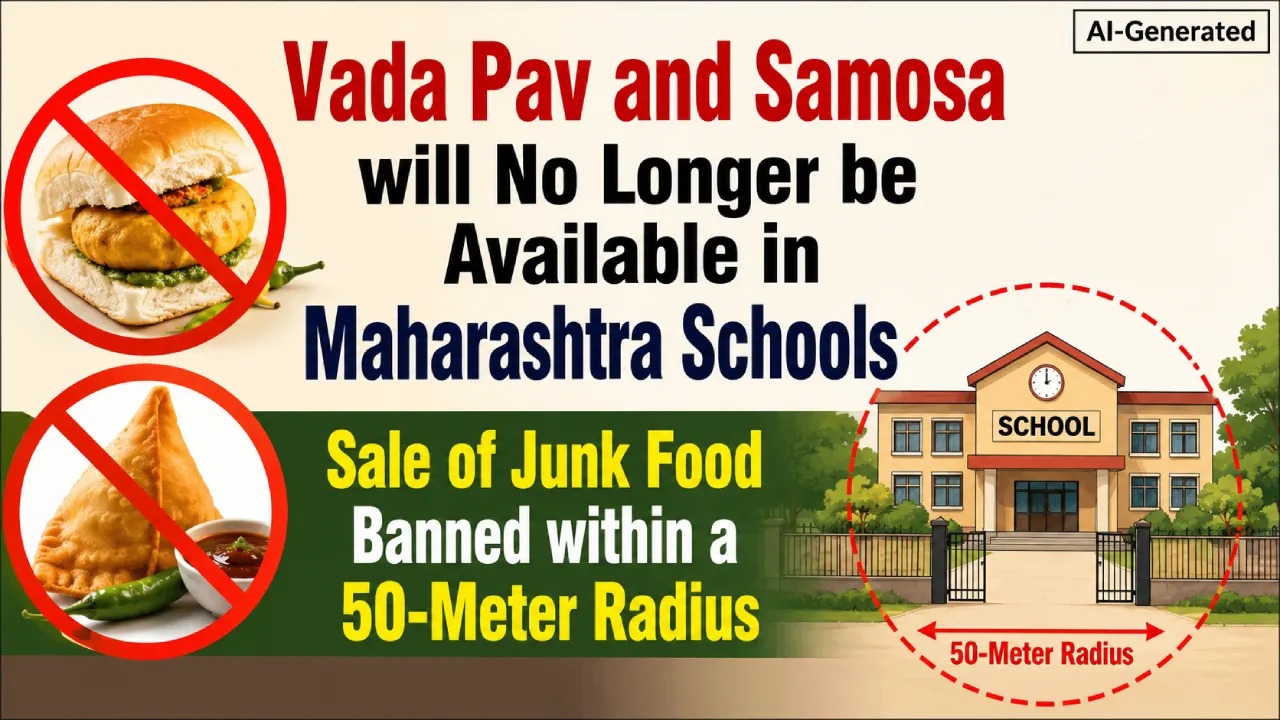 Vada Pav and Samosa will No Longer be Available in Maharashtra Schools; Sale of Junk Food Banned within a 50-Meter Radius