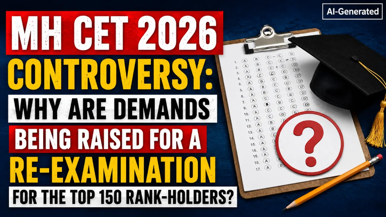 MH CET 2026 Controversy: Why are Demands being Raised for a Re-Examination for the Top 150 Rank-Holders?