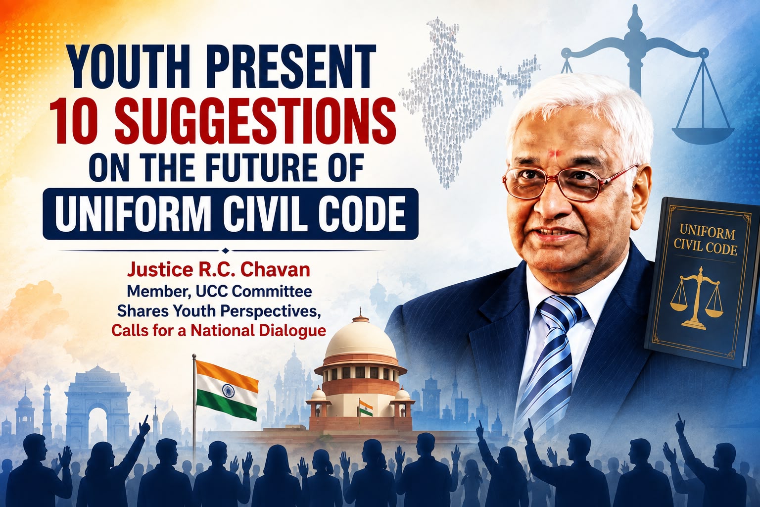 Youth Present 10 Suggestions on the Future of the Uniform Civil Code; Justice R.C. Chouhan Shares Youth Perspectives, Calls for a National Dialogue