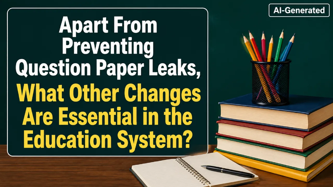 Apart From Preventing Question Paper Leaks, What Other Changes Are Essential in the Education System?