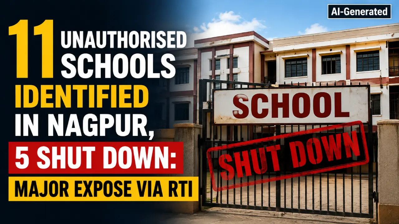 11 Unauthorised Schools Identified in Nagpur, 5 Shut Down: Major Expose via RTI