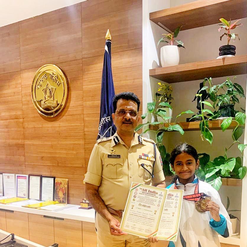 Amaya Wins Two Gold Medals at All India Karate Championship, Sets Sights on Olympics