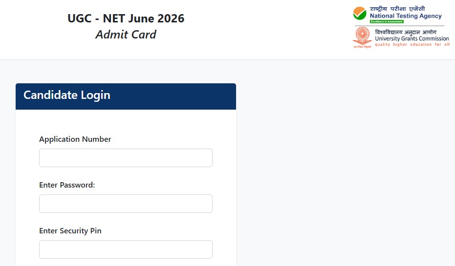 NTA UGC NET June Re-Exam Admit Card 2026: Download Hall Ticket